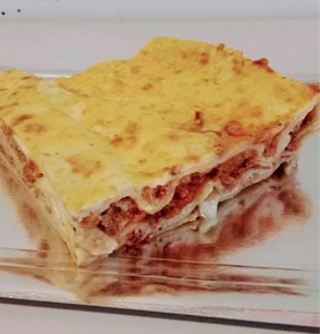 Lasagnes de boeuf bolognaise au râpé de Cantal