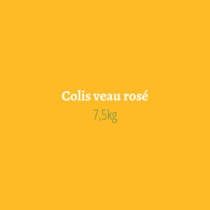 Colis veau rosé