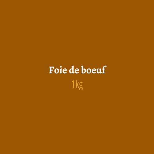 Foie de boeuf